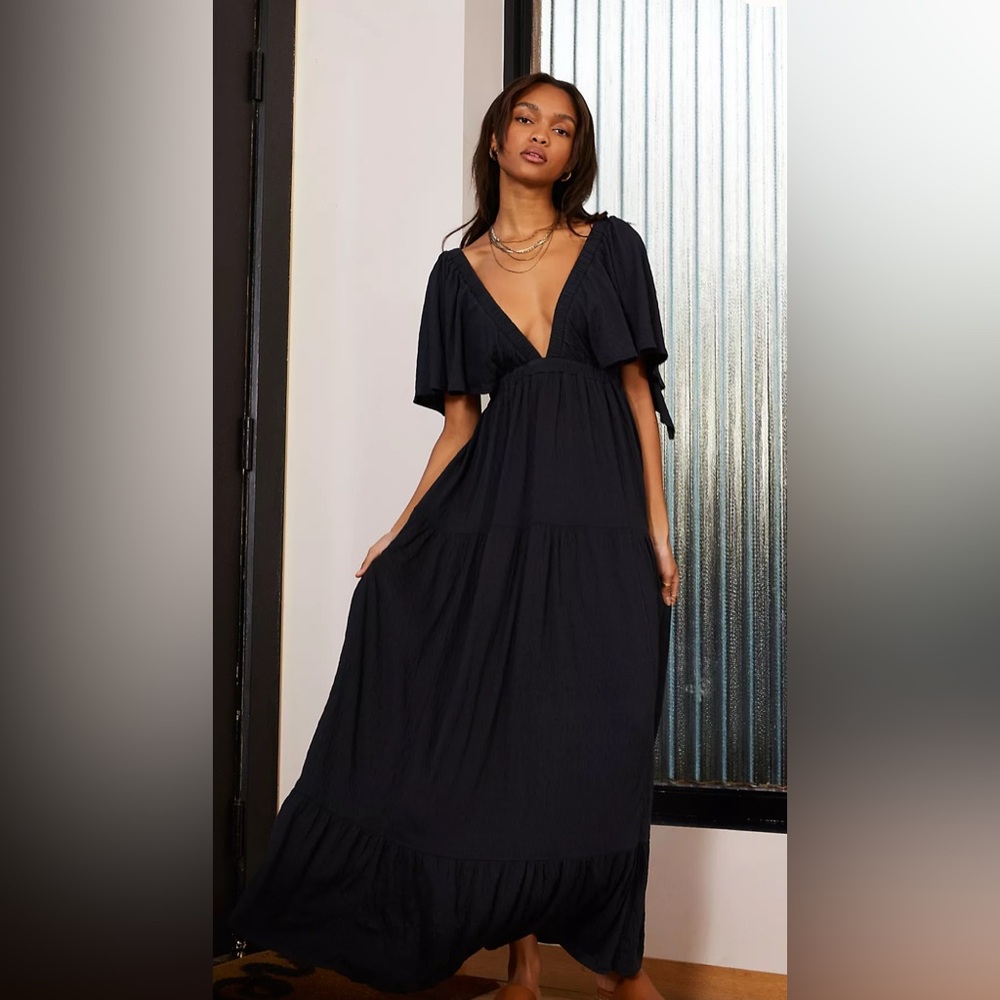 Free People La La Maxi Dress L